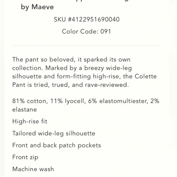 Maeve Dark Blue Colette Shu Cropped Wide Leg Jeans - Picture 8 of 9